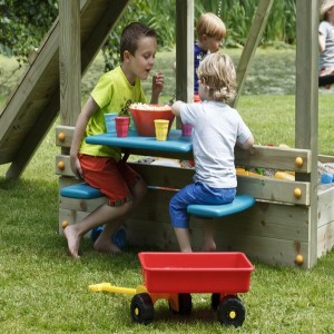 Zestaw stół + krzesła na plac zabaw