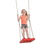 Dziewczynka na huśtawce foot swing